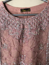 ZME Fashion | 2 Pc Embroidered Dress | Women Branded Formals | Small | New