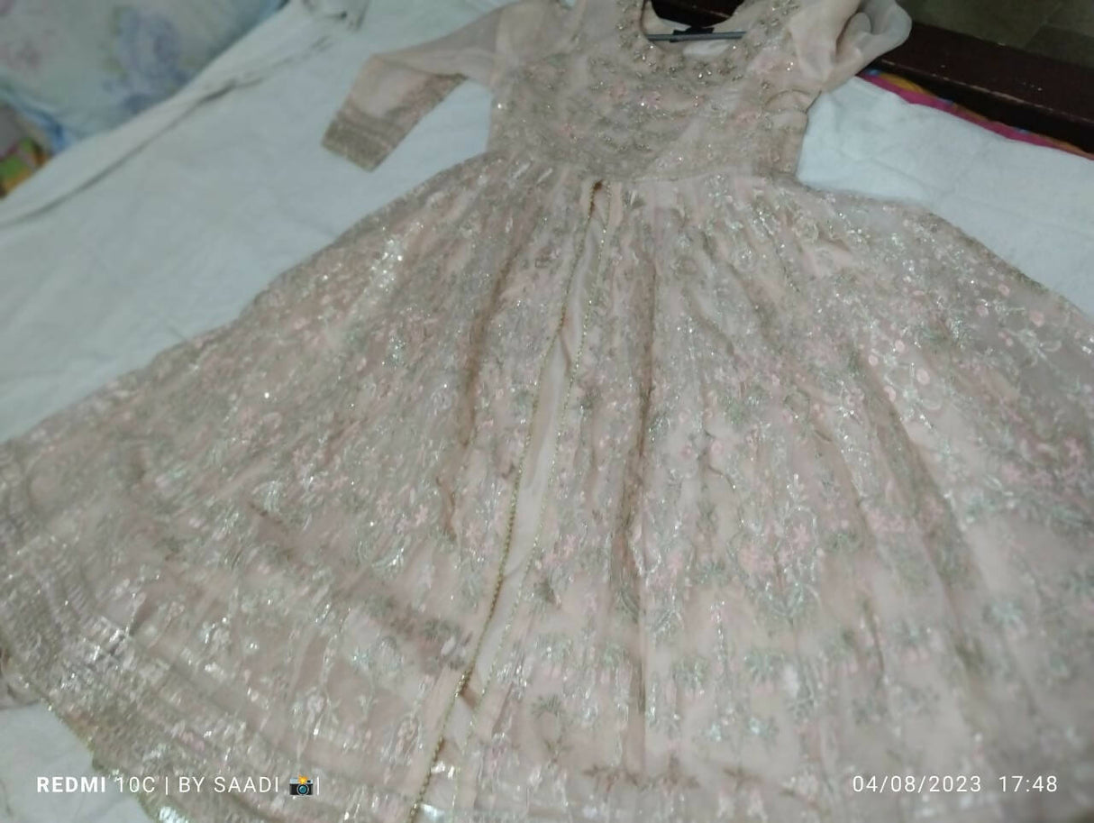 Beautiful Peach Frocks | Women Frocks & Maxis| Medium | Worn Once