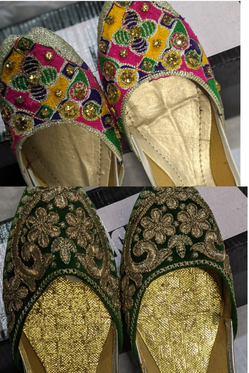 Two pair khussas | Women Shoes | Casual Shoes | Size 9 | Preloved