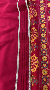 Almirah | Red women 4 piece gown | Women Branded Kurta | Brand New