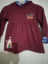 Maroon Hoodie | Kids Winter | Size: 20 4 to 5 year| Preloved