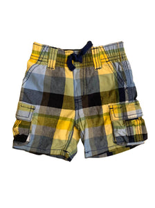 Gymboree | Yellow Blue Checkered Shorts | Baby Boy Bottoms | Preloved