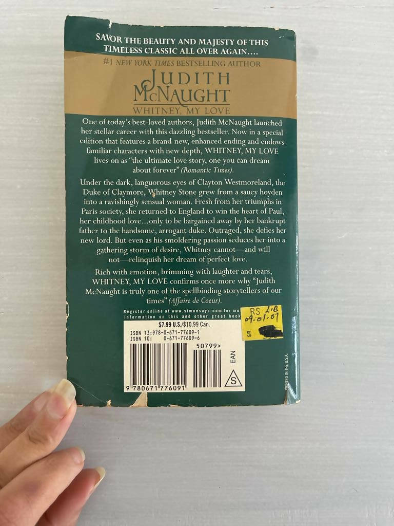 Whitney, My Love-Book | Books | New