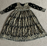 pleated سیاہ فراک | خواتین کے فراکس اور میکسس | ایک بار پہنا۔