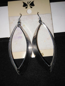 Silver Sparkle Long Earrings | Women Jewelry | Preloved