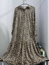 H & M | Animal Print Linen Dress | Women Frocks & Maxis | Small | New