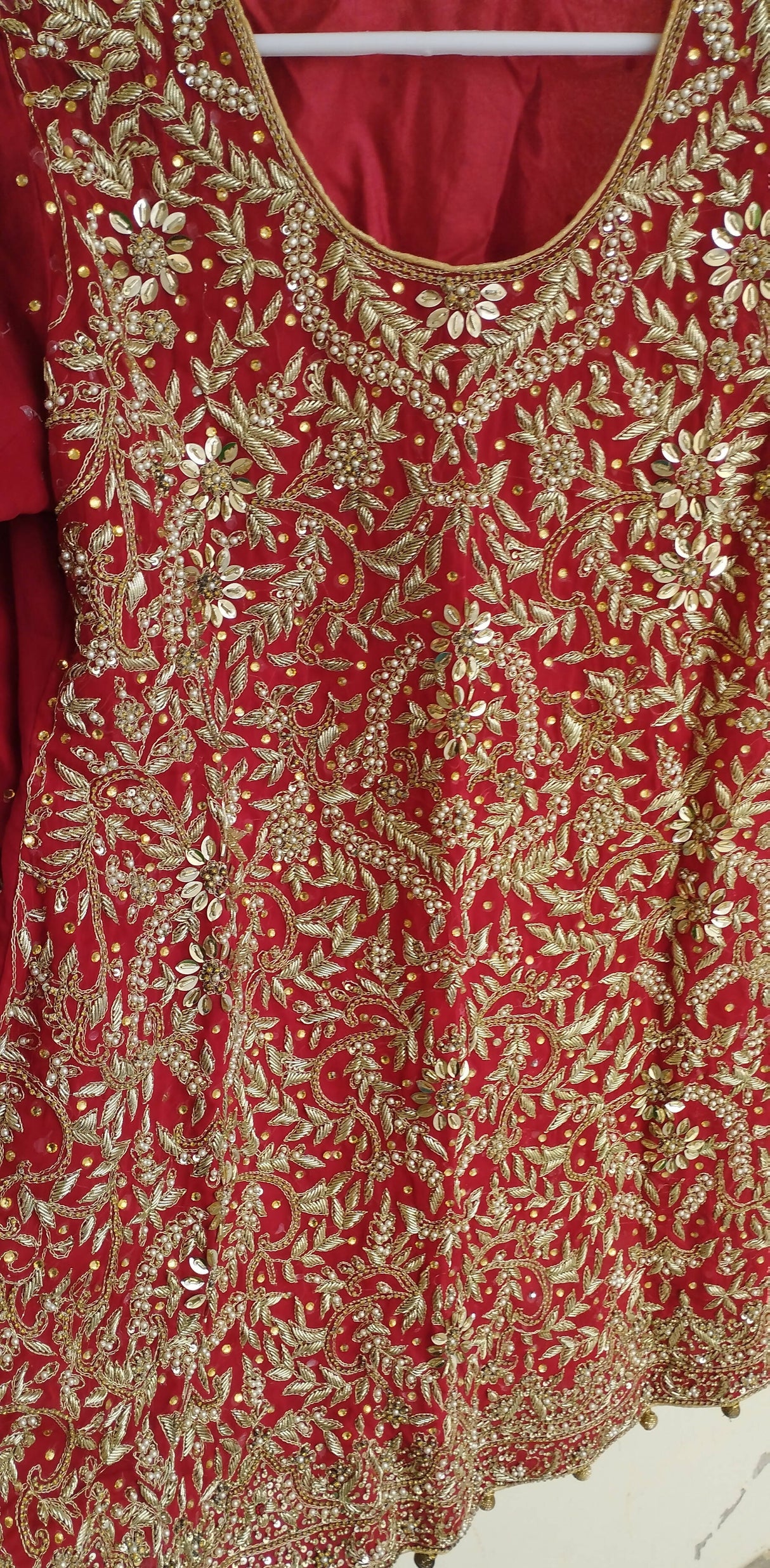 Beautiful Baraat Bridal Sharara Suit | Women Bridals | Medium | Worn Once