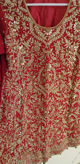 Beautiful Baraat Bridal Sharara Suit | Women Bridals | Medium | Worn Once