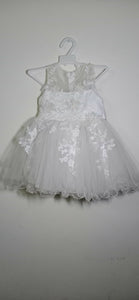 White color net frok | Girls Skirts & Dresses | Suitable for 1-2 years old girls | Preloved