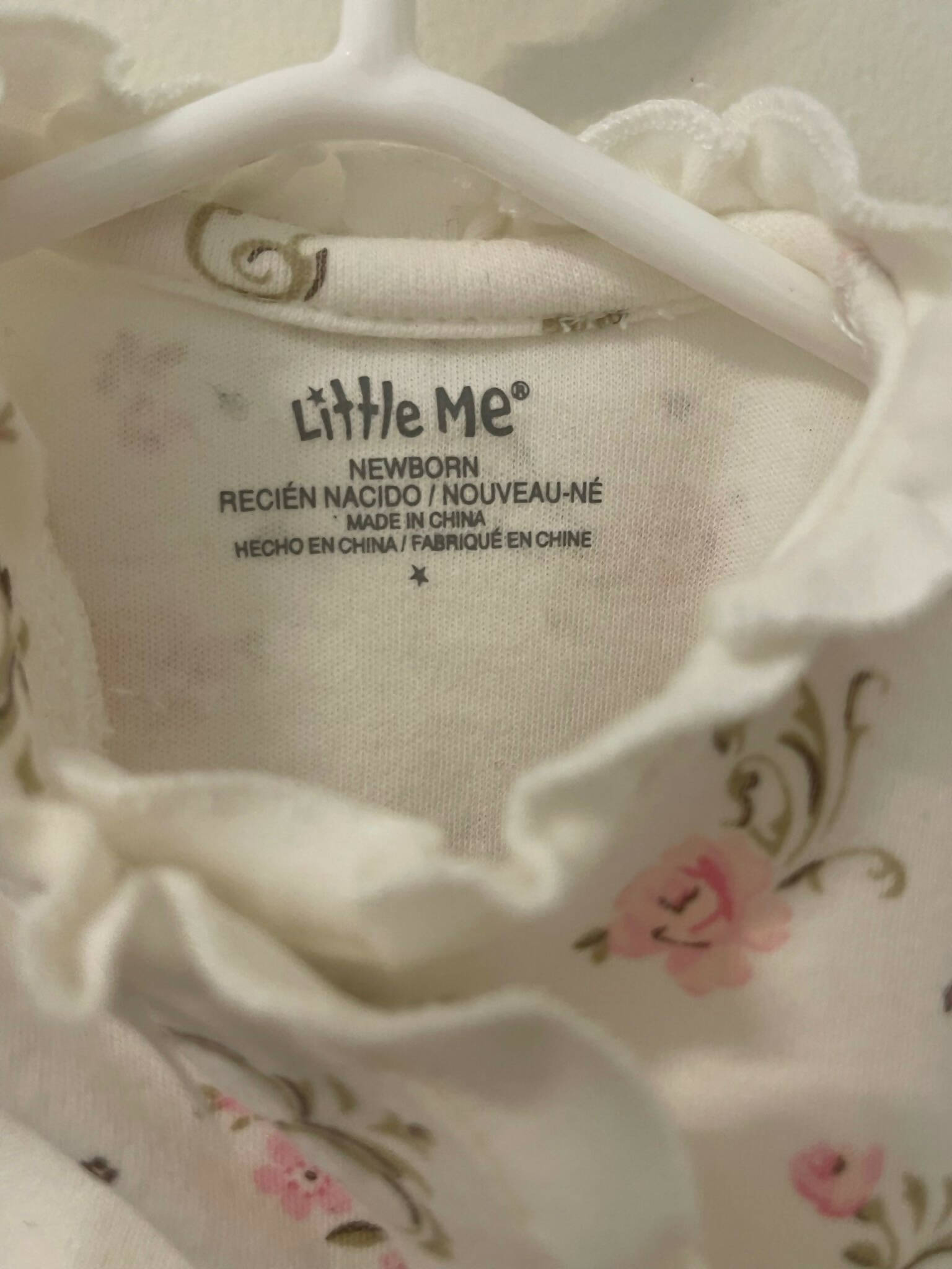 Little Me | Kids Bodysuits & Onesie | White Onesie 3 months | Preloved