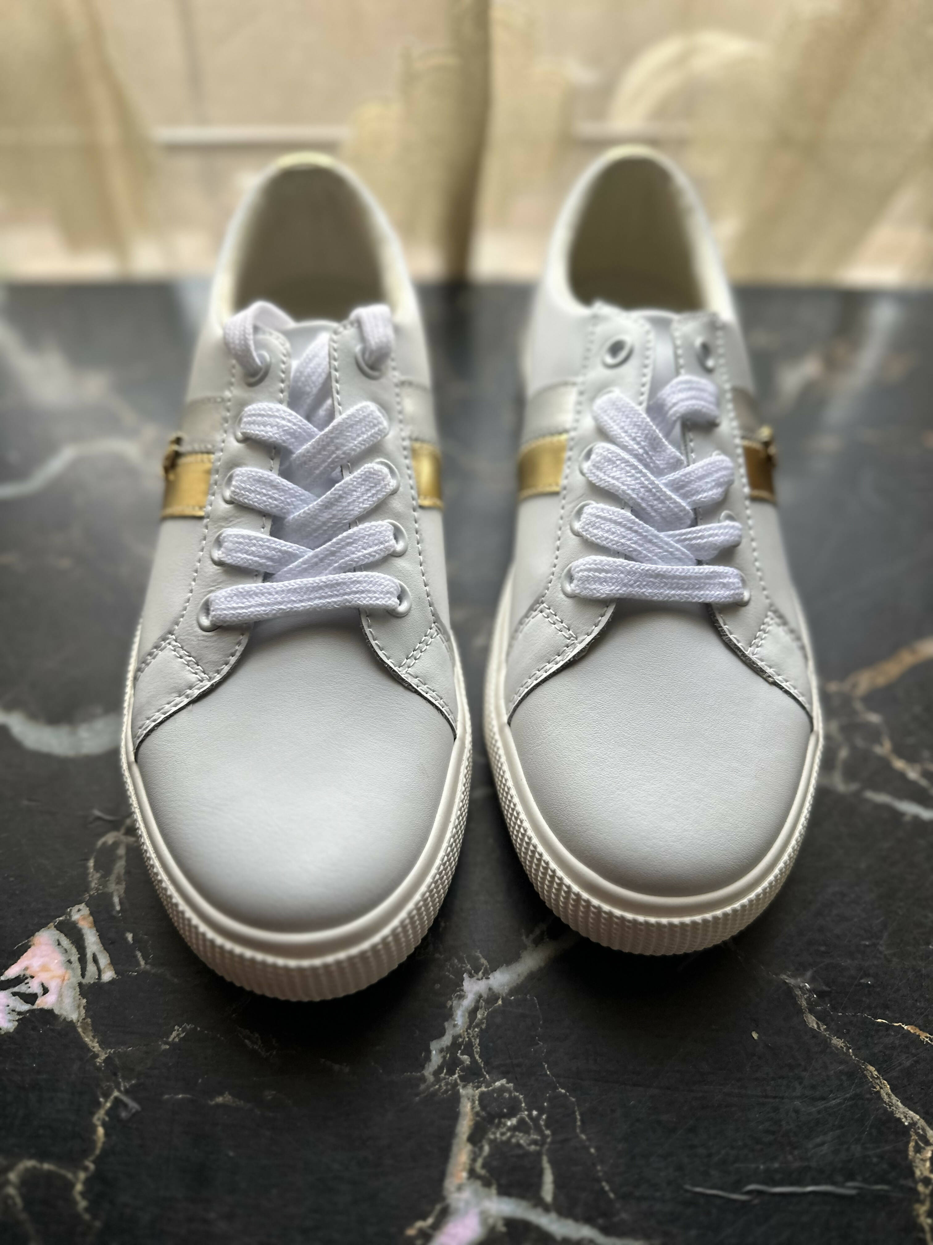 Ralph Lauren | White Sneakers | Men Shoes | Brand New