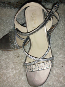 STYLO SHOES | SILVER HEELS | FOR WOMEN | SIZE 37 | WORN ONCE