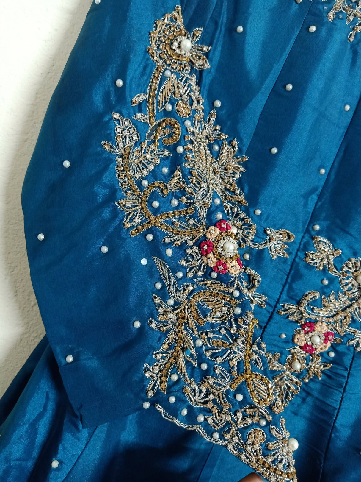 Zinc embroidered maxi | Women Frocks & Maxis | X Small | Worn Once