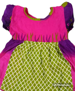 Pink lawn frock (Size: XS ) | Girls Skirt & Dresses | New
