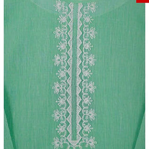 Tehwar | Mint Paper Cotton Embroidered Stitched Kurta | Woman Branded Kurta | New