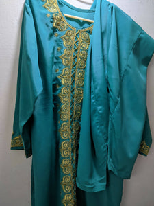 Embroidered Silk Women Dress (Size: M )| Women Formals | Worn Once