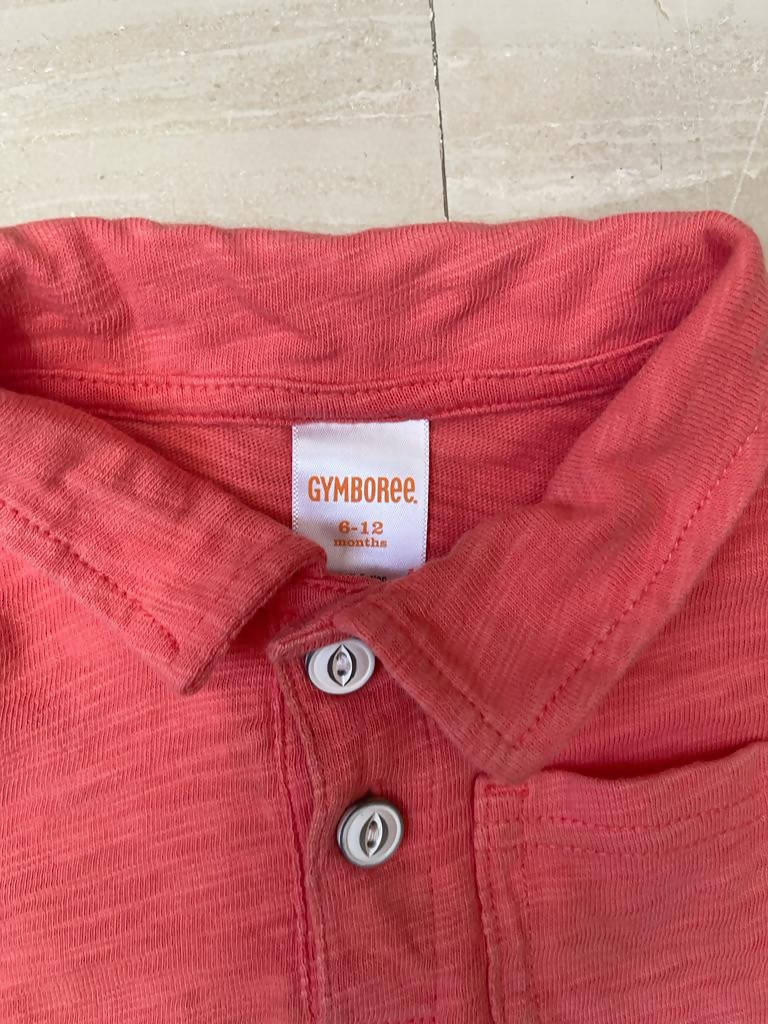 Gymboree | Orange Shirt | Baby Tops & Shirts | 6-12 months | Preloved