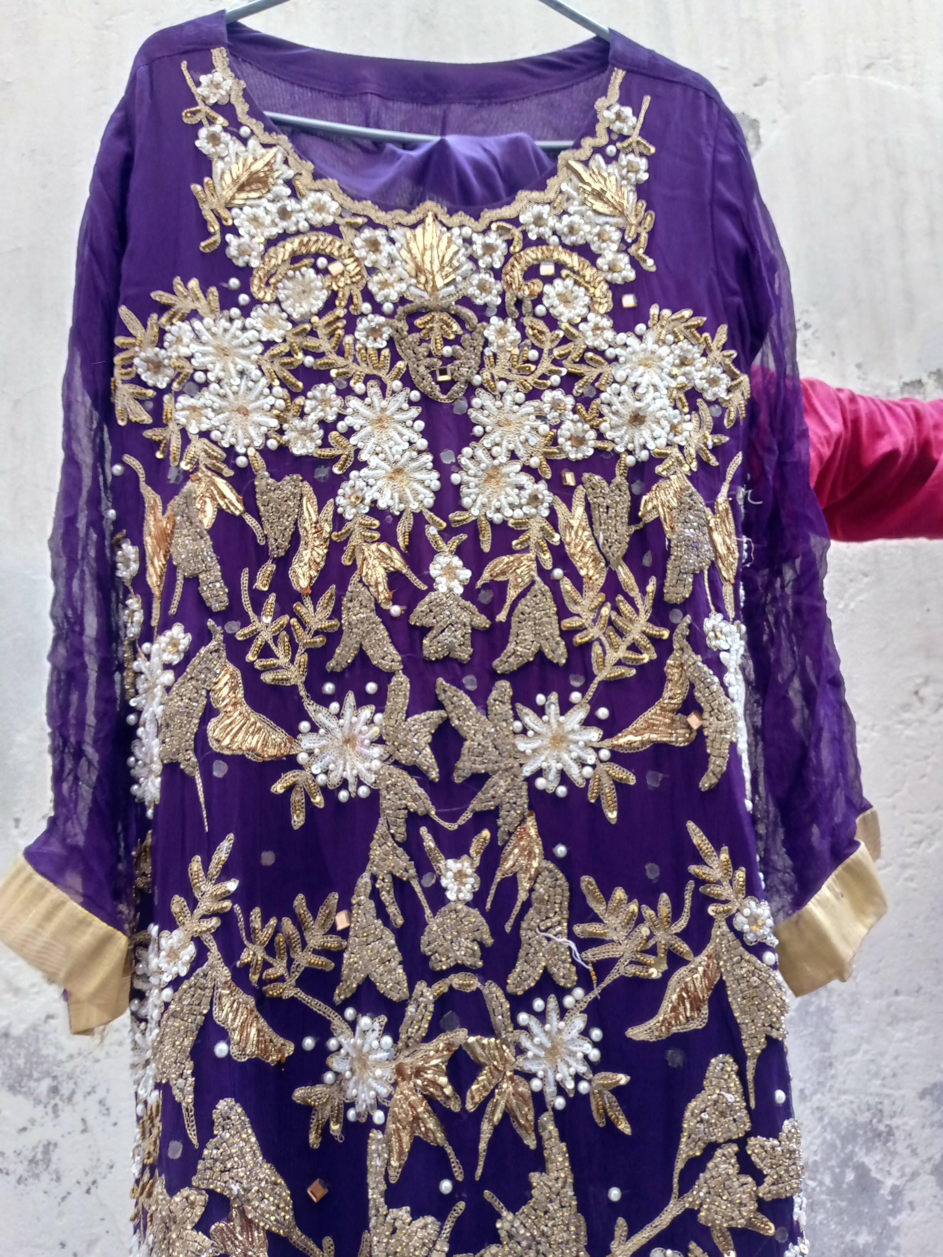 Fancy Stitched Suit ( Size: M ) | Women Formals | Worn Once