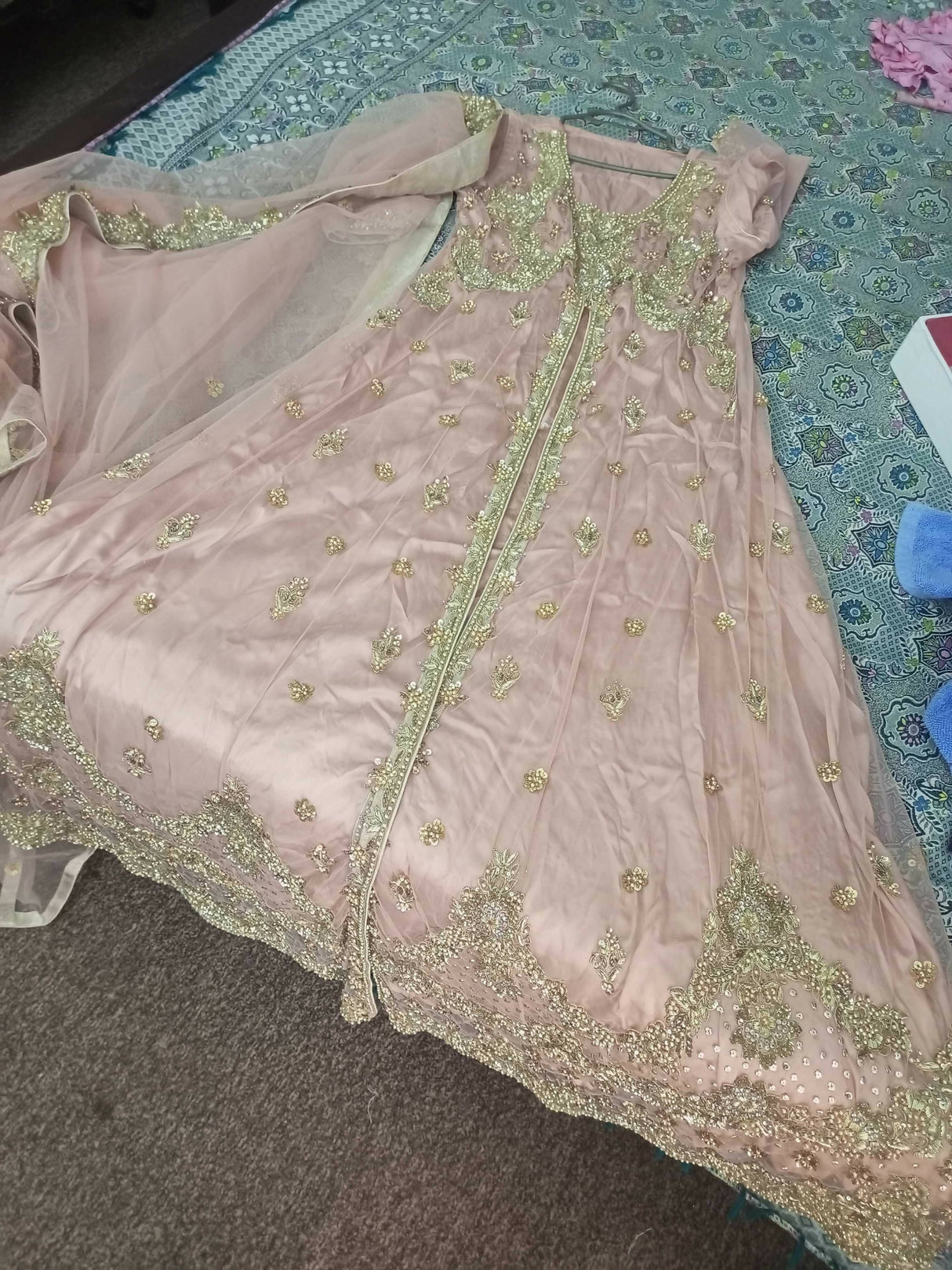 Light Pink Formal Maxi | Women Locally Made Formals | Medium | Worn Once