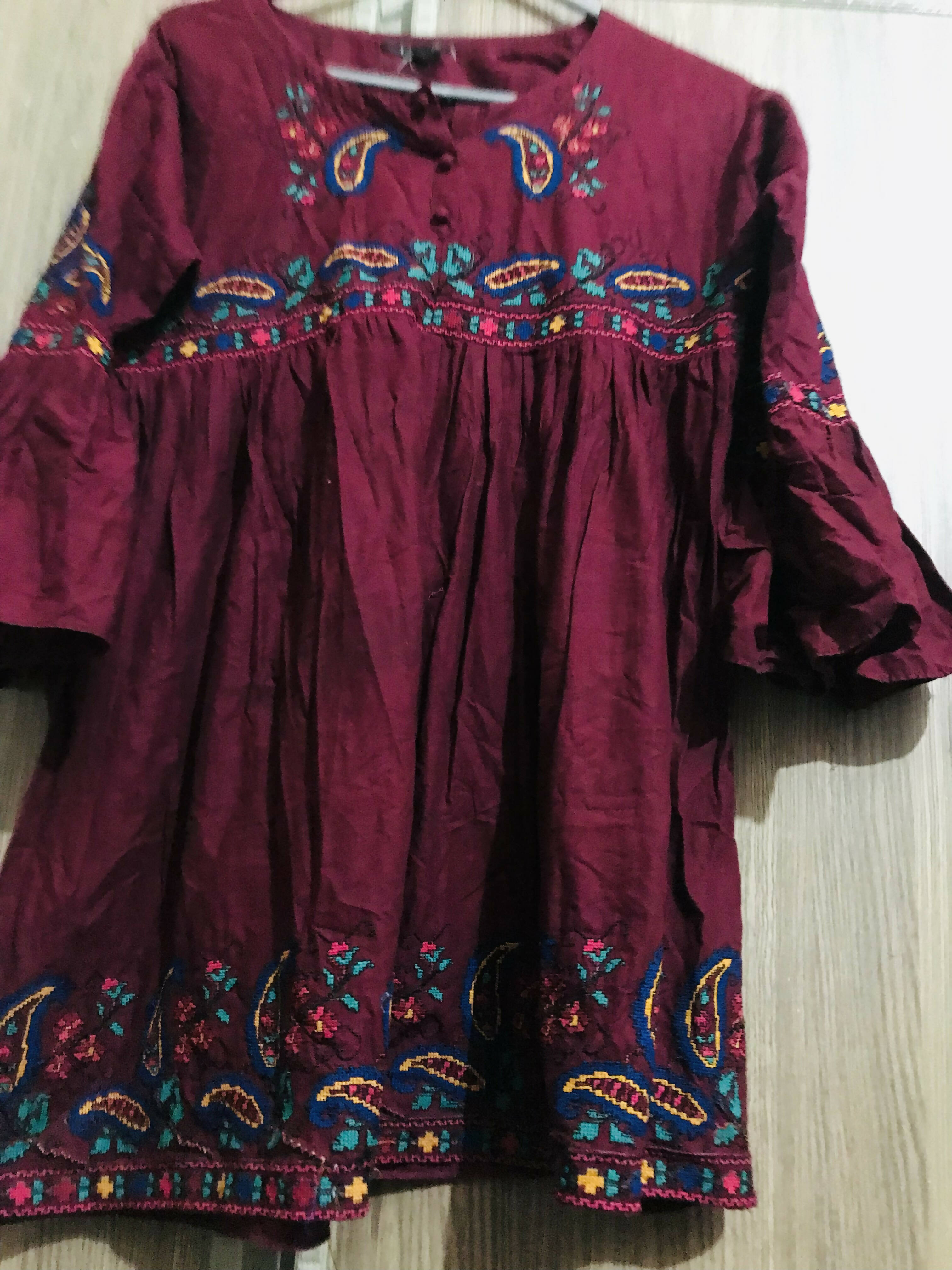 Short Lawn Frok | Women Froks & Maxis | Medium | Preloved