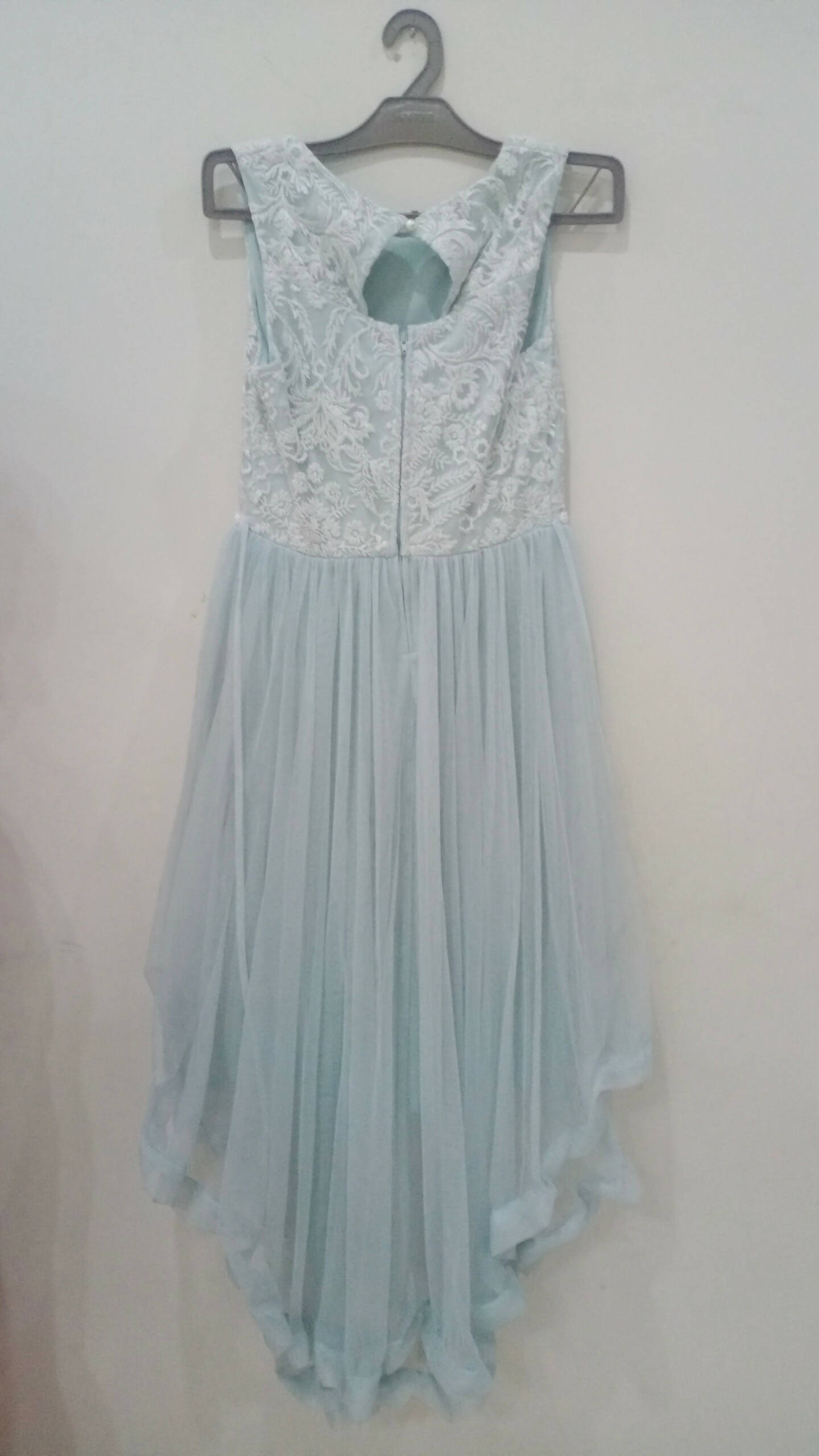 Sea Green Frock (Size: M ) | Women Froks & Maxis | Worn Once