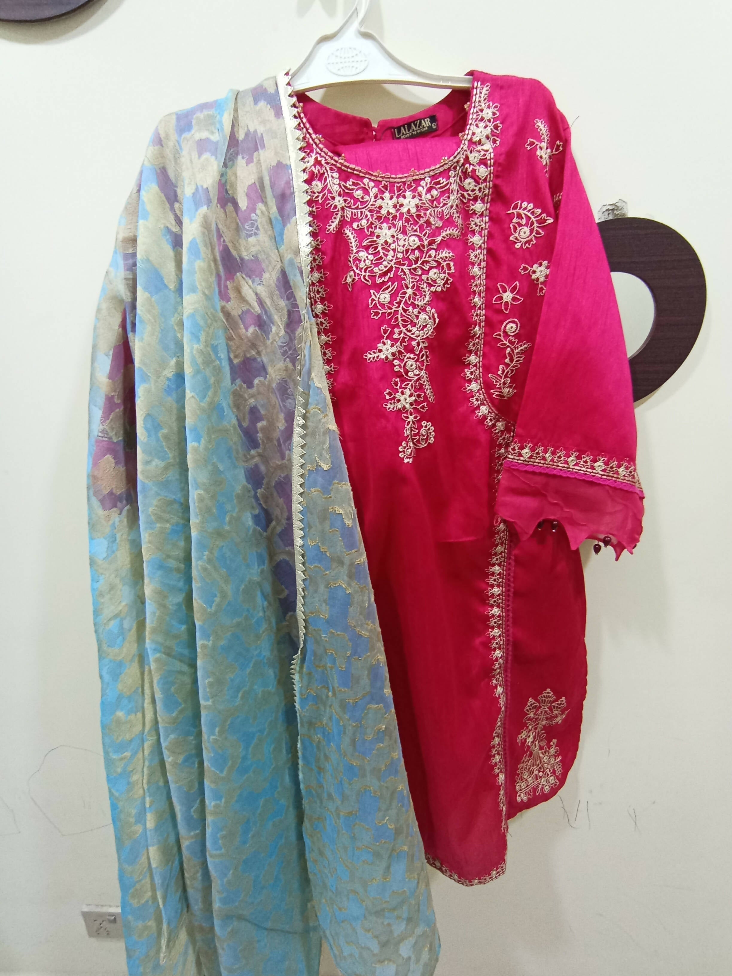 Embroidered Stitched Suit | Women Locally Made Formals | Large | New