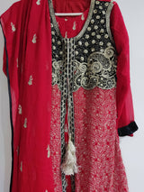 Red Frock Fancy Suit | Women Frocks & Maxis | Small | Worn Once