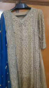 Formal Pastel Bridal Maxi | Women Bridals | Medium | Preloved