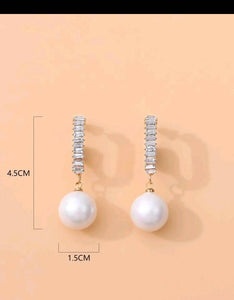 Shein | Rhinstone Faux Pearl Decor Earings | Women Jewelry| Brand new