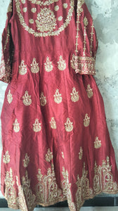 Maroon Maxi (Size: M ) | Women Frocks & Maxis | Worn Once