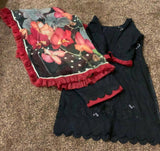 Mushk | Chikankari 3 Pc Suit | Women Locally Made Formals | Large | Preloved