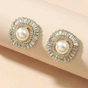 SHEIN | Rhinestone Decor Earrings | Women Jewelry | Brand New