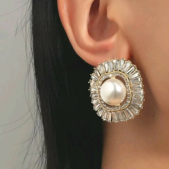SHEIN | Rhinestone Decor Earrings | Women Jewellery | Brand New with Tags