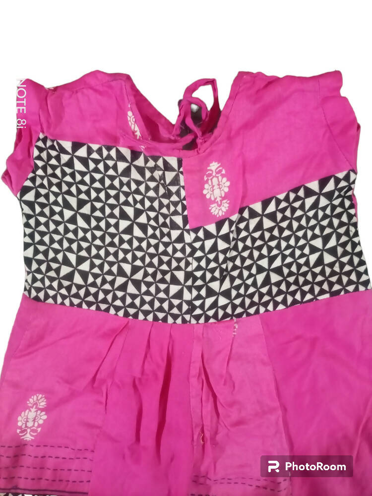 Pink Frock (Size: 2 to 5 months ) | Baby Outfit Sets | New