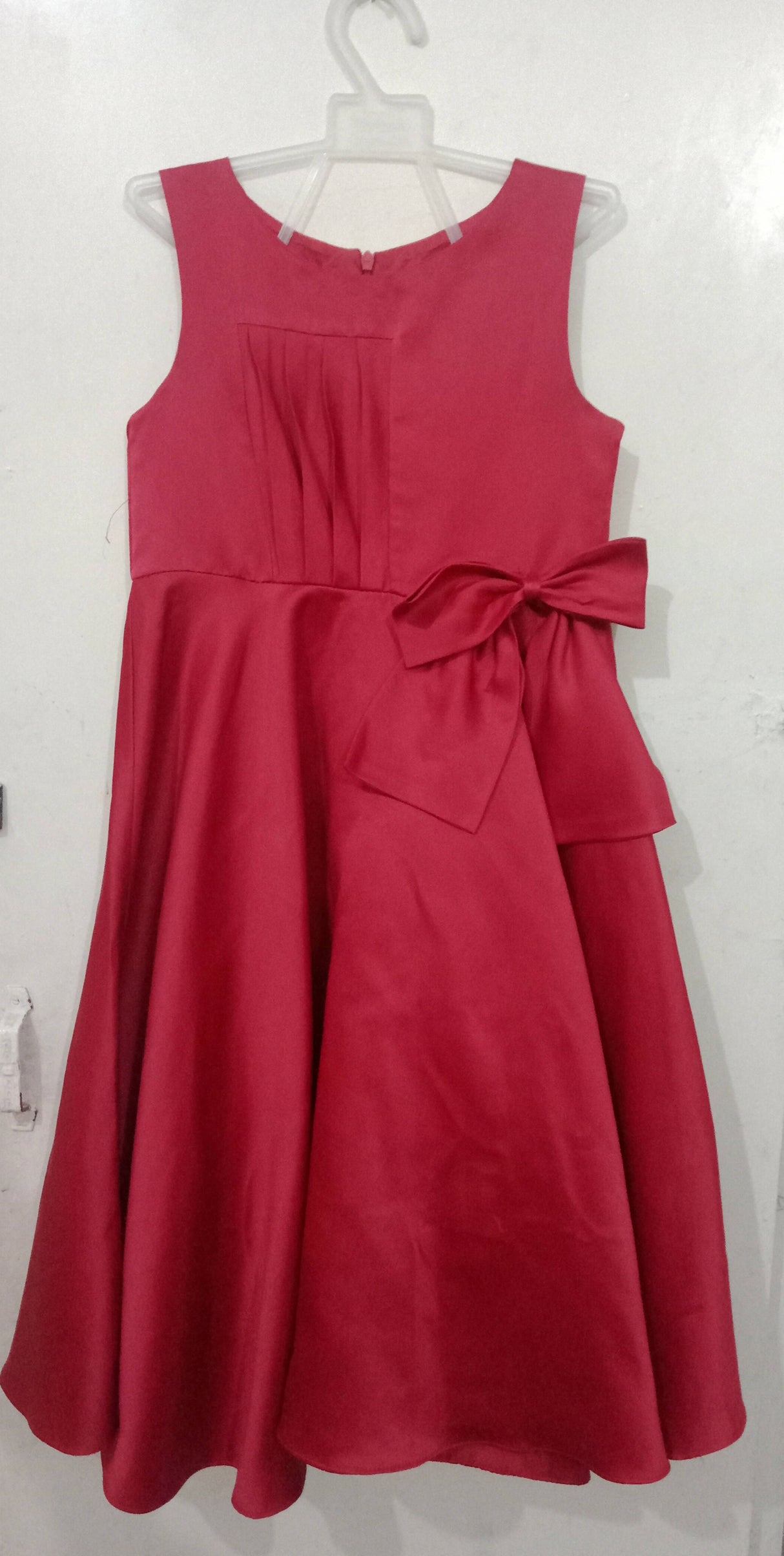 Red silk dress | Kids | Girls Skirts & Dresses | 7-8 Year | Preloved