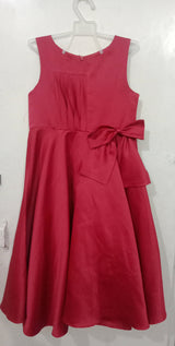 Red silk dress | Kids | Girls Skirts & Dresses | 7-8 Year | Preloved