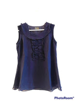 Sleeveless Navy Blue Top | Women Tops & Shirts | Preloved