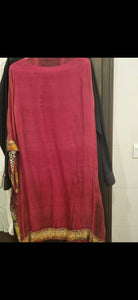 Beautiful Maroon Kurta | Women Locally Made Kurta | X-Large | Preloved