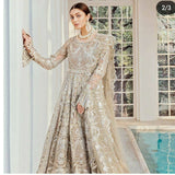 Stunning Golden Bridal Maxi | Women Bridals | Medium | Worn Once