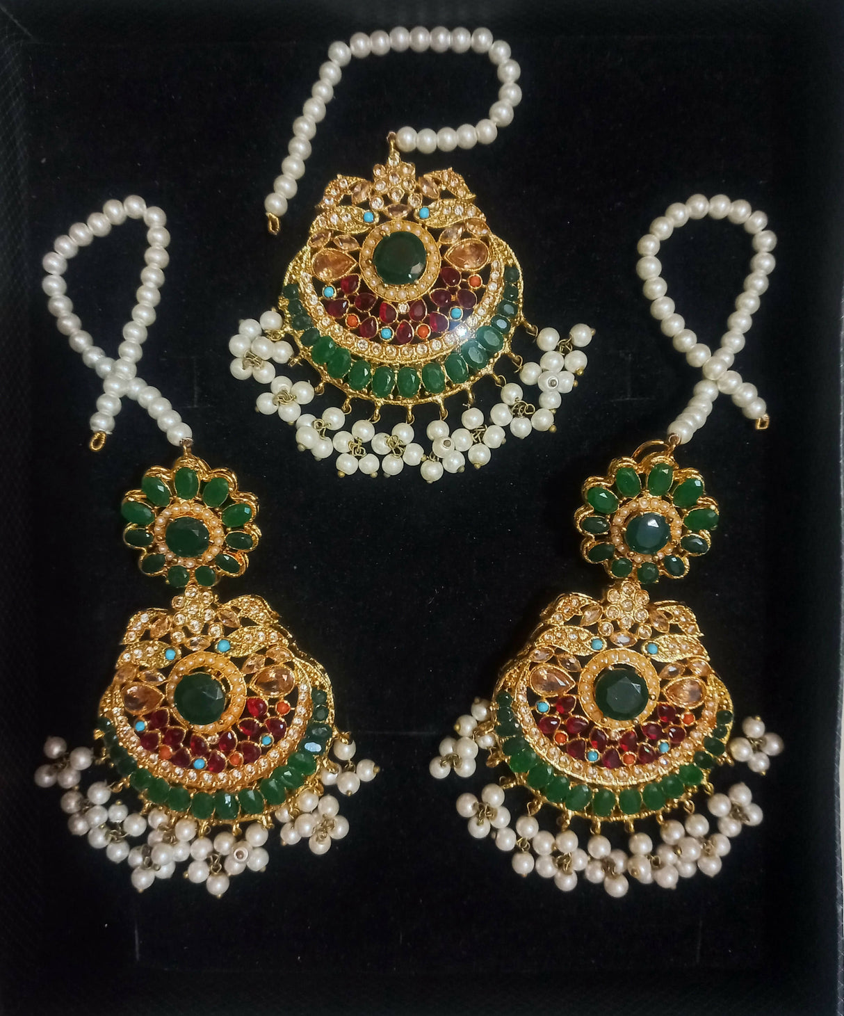Traditional Earings and Teeka | Women Jewelry | Worn Once