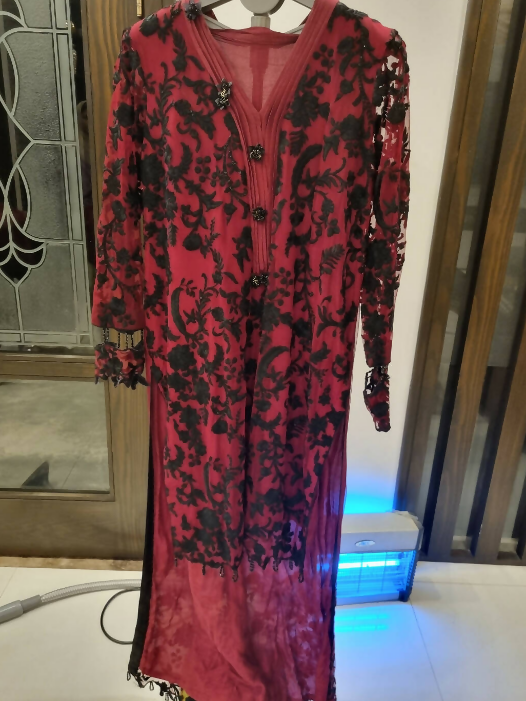 Emblished 3 Pc Suit | Women Locally Made Formals | X-Large | Preloved