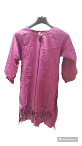 Plain Purple kurta (Size: M ) |Women Kurta | New