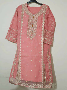 Pink Formal Kurta Shalwar (Size: S ) | Women Formals | New