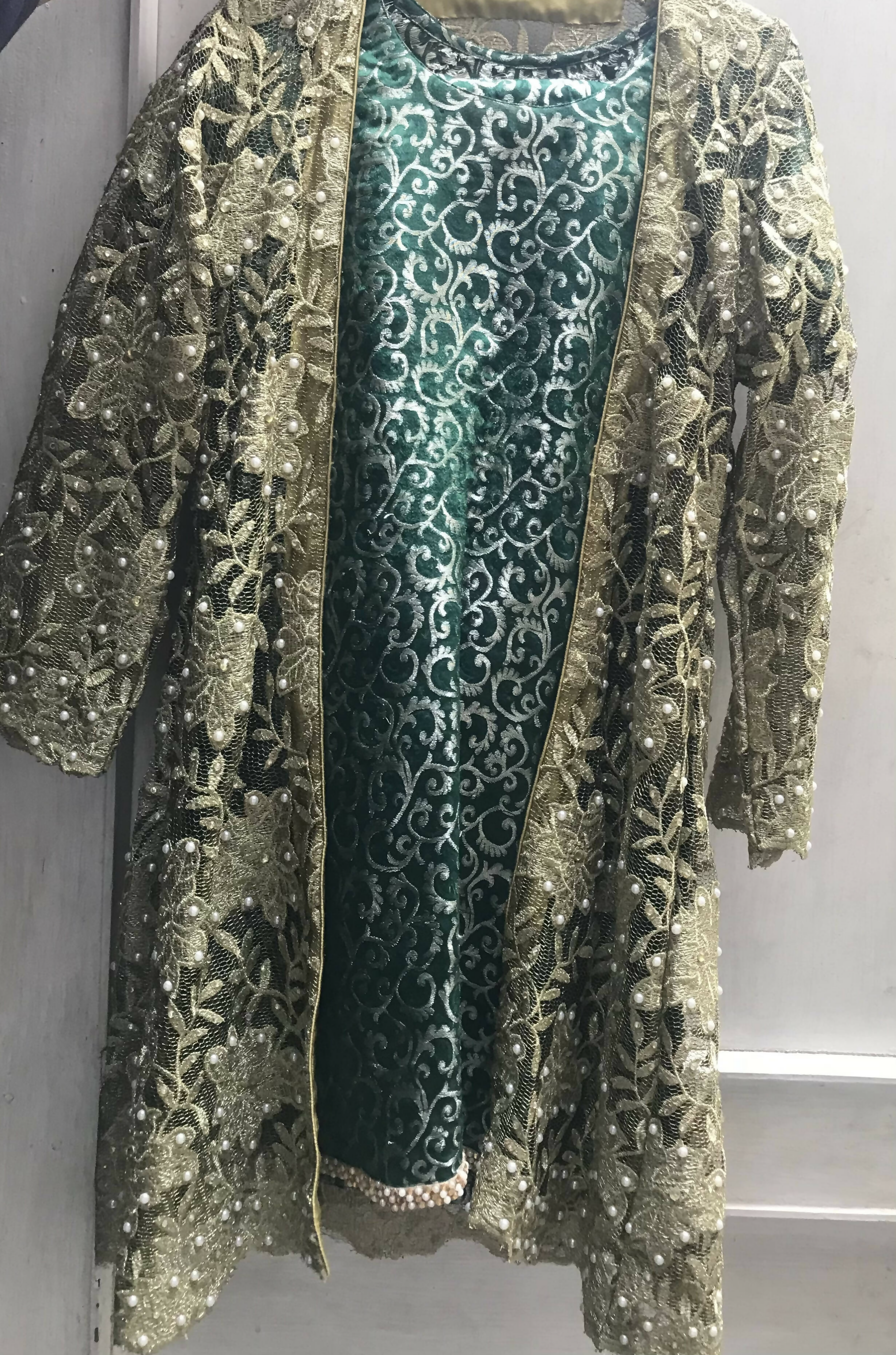 Stylish Coat Suit | Formal Green Suit | Women Locally Made Formals | Small | Worn Once