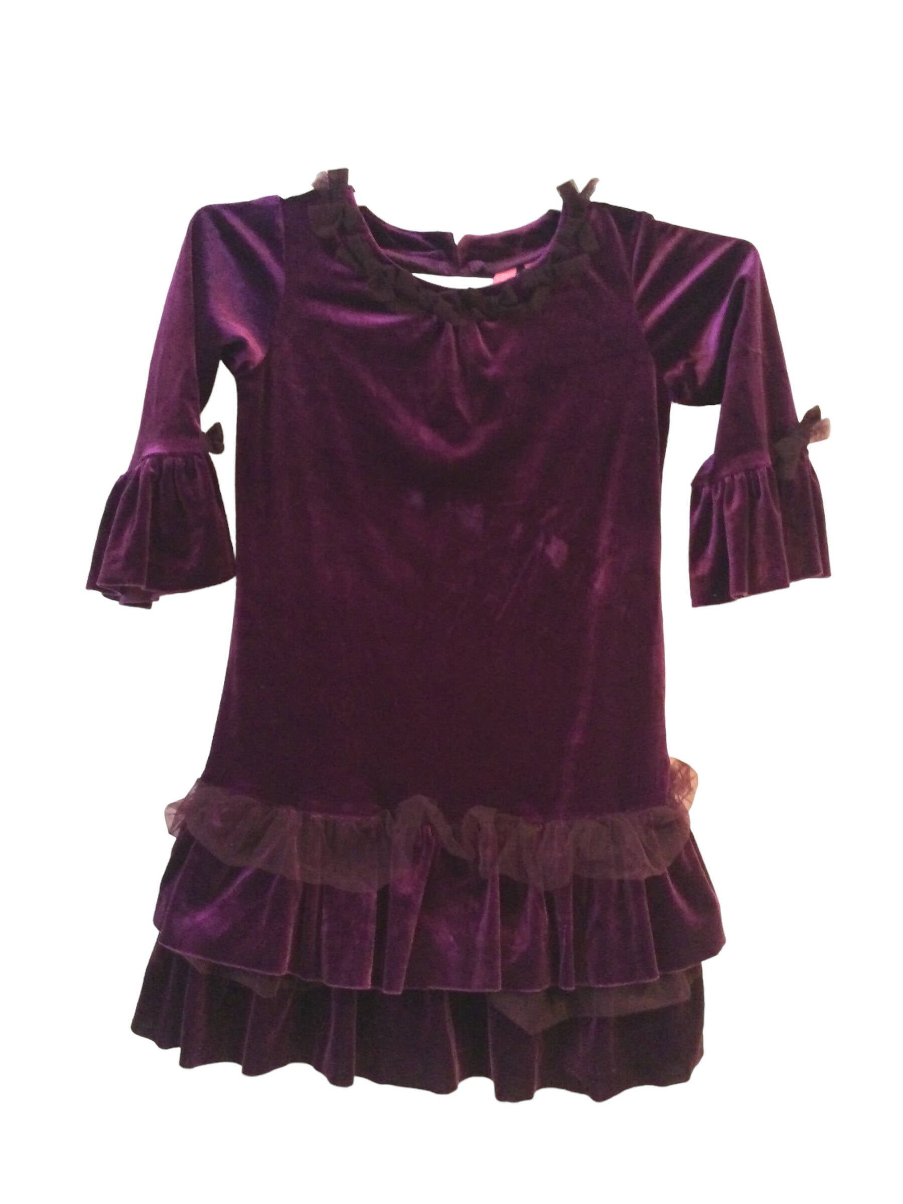 Purple velvet dress (Size: 3T) | Girls Skirts & Dresses | Preloved