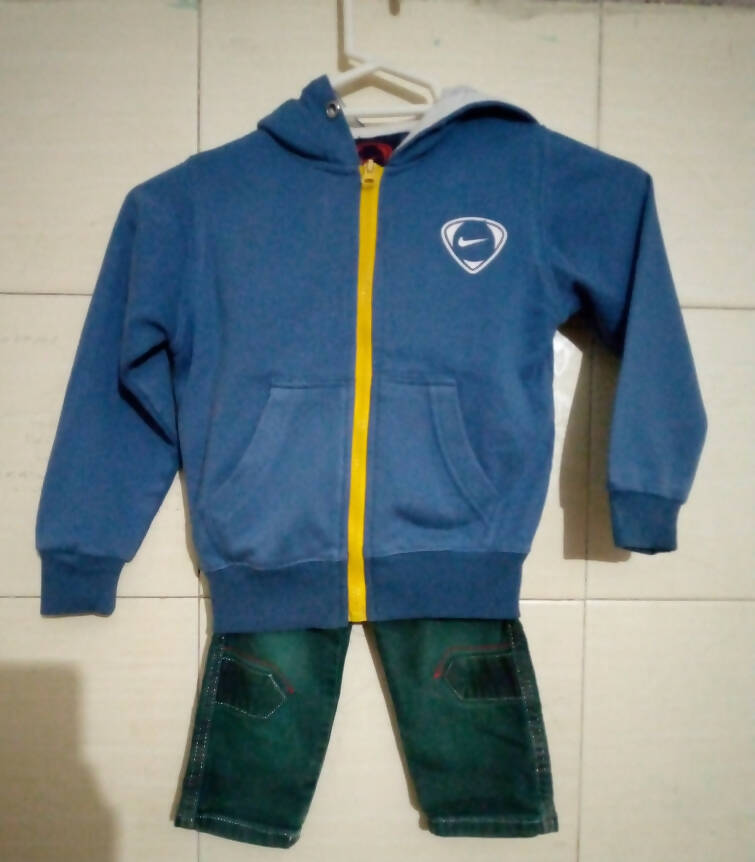Stylish Hoodie Pant Boys Suit | Kids | Boys Tops & Shirts | Size: 3-4 Years | Preloved
