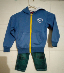 Stylish Hoodie Pant Boys Suit | Boys Tops & Shirts | Size: 3-4 Years | Preloved