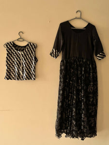 Black and silver frock | Women Skirts & Dresses | Preloved