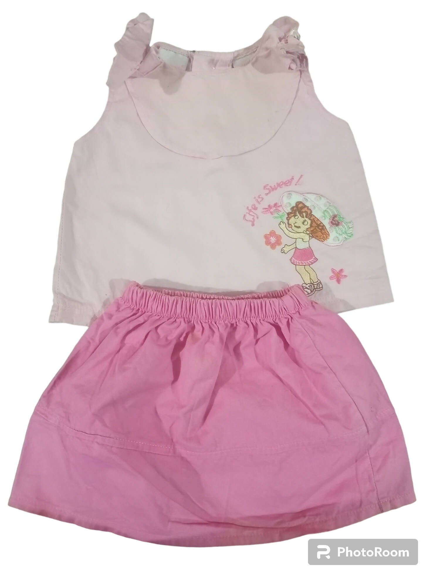 Baby Pink Frock (Size: 2 to 6 months) | Girls Tops & Shirts | Preloved