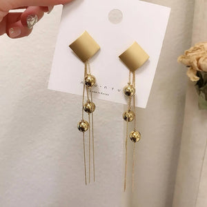 Golden Tassel Earrings | Earrings | Jewelry | New